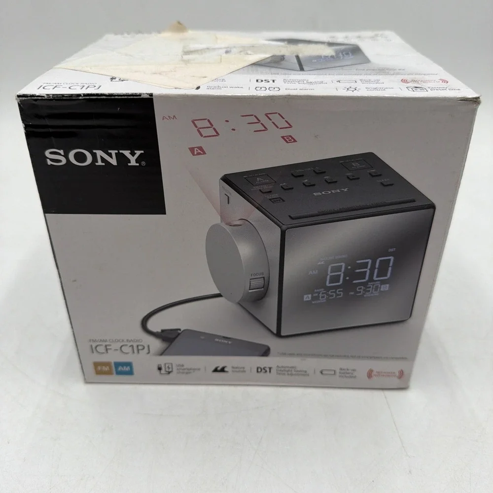 ICF-C1PJ SONY ALARM CLOCK RADIO Open Box